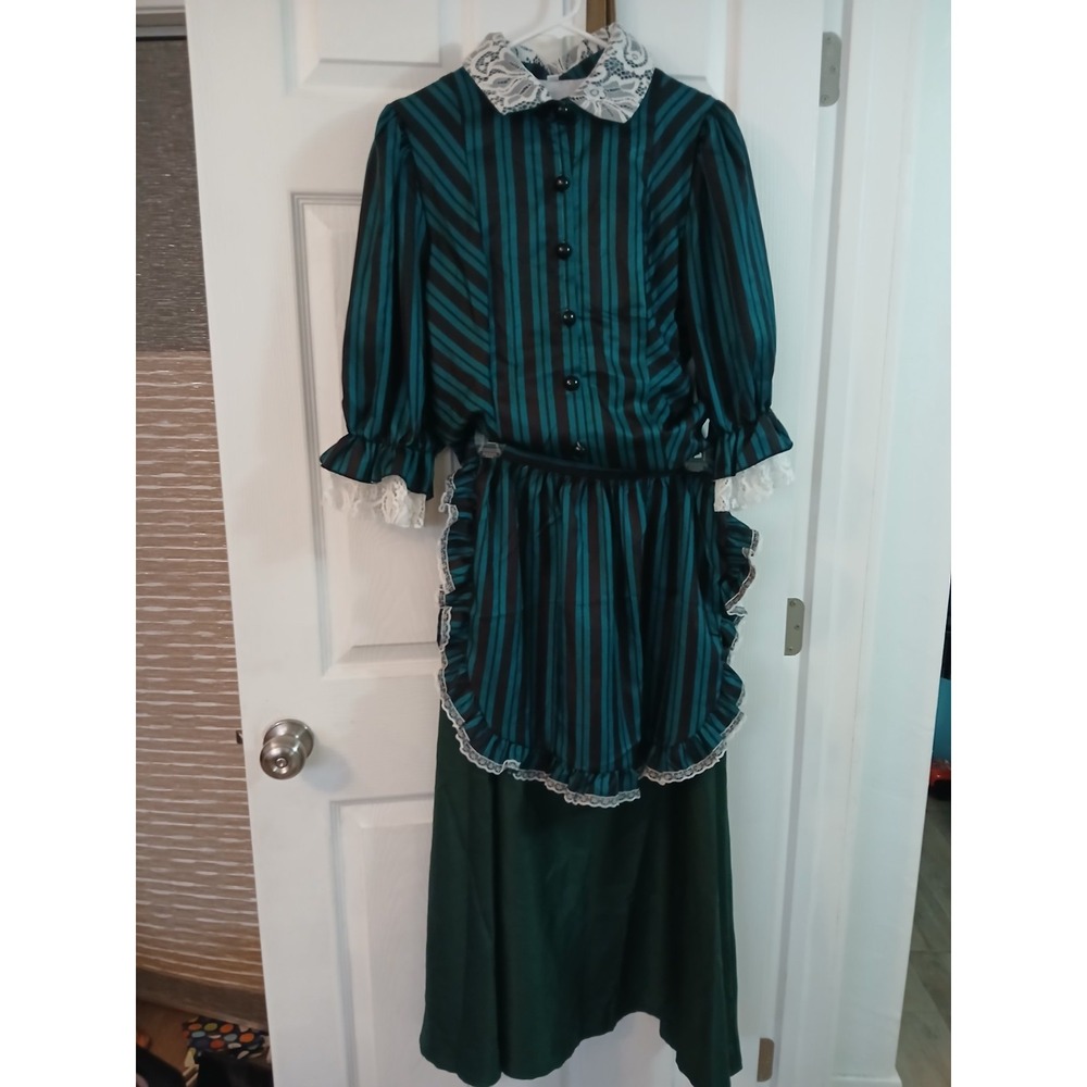 Used Haunted Mansion Maid Ghost Hostess Uniform Cosplay Costume Size L